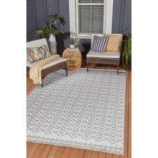Valery Home Arya Vl Çift Taraflı,katlanabilir,yıkanabilir, Pamuk Salon,oturma Odası,balkon Kilim Krembej3 80 x 150  cm