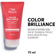 Wella Professionals Invigo Color Brilliance Saç Maskesi 75 ml - Ince Saçlar Için