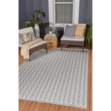 Valery Home Arya Vl Çift Taraflı,katlanabilir,yıkanabilir, Pamuk Salon,oturma Odası,balkon Kilim Krembej2 80 x 150  cm