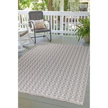Valery Home Arya Vl Çift Taraflı,katlanabilir,yıkanabilir, Pamuk Salon,oturma Odası,balkon Kilim Krembej2 80 x 150  cm