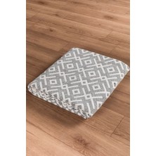 Valery Home Arya Vl Çift Taraflı,katlanabilir,yıkanabilir, Pamuk Salon,oturma Odası,balkon Kilim Kremgri2 80 x 150  cm