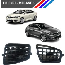 Otozet Fluence - Megane 3 Havalandırma Izgarası Orta Sol ve Sağ Takım Krom Uçlu 682606038R