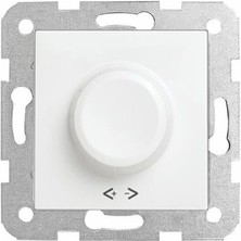 Viko Rotatif Dimmer Rl 600W Çerçevesiz Beyaz Karre