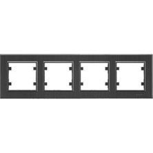 Makel Çerçeve Dörtlü Füme Karea Line