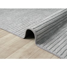 Carpetrium Aura Fitil Grey- Pamuklu Yıkanabilir Kilim