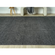 Carpetrium Aura Pixel Antrasit Grey- Pamuklu Yıkanabilir Kilim