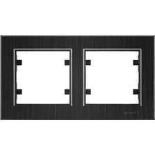 Makel Çerçeve İkili Siyah Karea Line