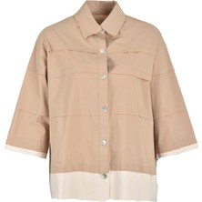 Lema 43180 Kadın Tunik  Camel-Bej