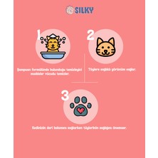 Silky Pet Wash - Kedilere Özel Doğal Çilek Özlü Şampuan - 250 ml