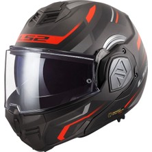 Ls2 Advant Kuka Mat Siyah-Kırmızı Kask
