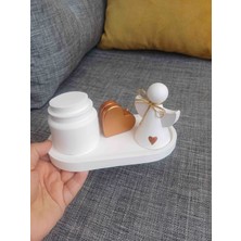 Opulent Accessories Melek,Kalp,Ev Konsept ,4 Parça Yeni Yil Hediye Kutusu,Yeni Iş Hediyesi,Yeni Ev Dekoratif ,Doğum Günü,Noel