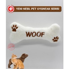 Toys - Köpekler Için Peluş Oyuncak - Woof Bone / 16CM / Beyaz