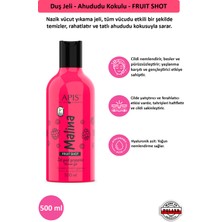 Apis Natural Cosmetics Duş Jeli - Ahududu Kokulu - Fruıt Shot - 500 ml