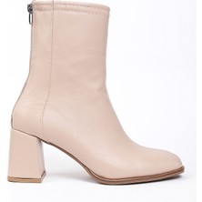 Liza Shoes Emy Kadın Streç Arkası Fermuarlı Bot A017-K01