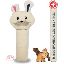 Köpekler Için Peluş Oyuncak Serisi - Stick Rabbit / 15CM