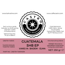 Castro Guatemala SHB Öğütülmüş Filtre Kahve 1 kg (4x250 Gr)