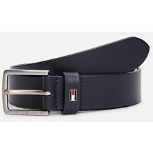Erkekler için Tommy Hilfiger Siyah Adan 3.5 Ext Kemer Modern Stil  Yapı