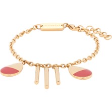 Damla Formlu Altın Kaplama Manyetik Bileklik