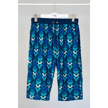 Remsa Mayo Remsa Erkek Havuz Deniz Uzun Kapri Şort Mayo RK009 Lacivert