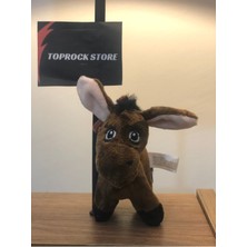 Sevimli Eşek Peluş Oyuncak Hediyelik Oyuncak Anahtarlık Uyku Arkadaşı 12 cm