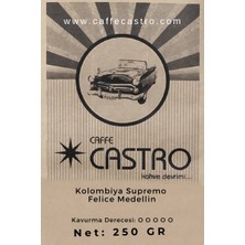 Castro Guatemala SHB Öğütülmemiş Çekirdek Kahve 250 gr