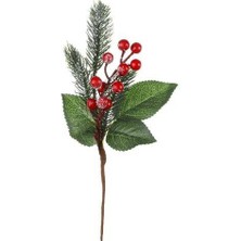 Parti Dükkanım Yılbaşı Kokinali Yapraklı Dal 30 cm - 1 Adet