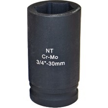 Nt Tools NTZLU3432 32 mm 3/4’’ Crmo Uzun Metrik Darbeli Lokma