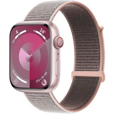 Alstrap Apple Watch 5 6 7 8 9 10 Uyumlu 44 45 46 49MM Kumaş Hasır Cırtlı Kordon