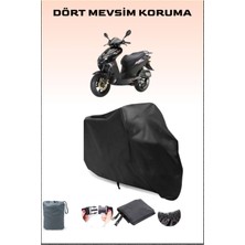 Breen Keeway Arn 150 Uyumlu Siyah Motorsiklet Branda, Motor Örtüsü