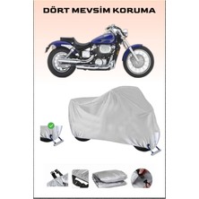 Breen Honda Shadow Spirit 750 Için Kilit Uyumlu Motosiklet Branda, Güvenli, Su Geçirmez Dayanıklı Kumaş