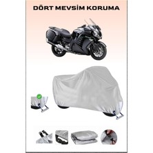 Kawasaki Gtr 1400 Için Kilit Uyumlu Motosiklet Branda, Güvenli, Su Geçirmez Dayanıklı Kumaş