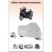 Piaggio X Evo 400 Için Kilit Uyumlu Motosiklet Branda, Güvenli, Su Geçirmez Dayanıklı Kumaş