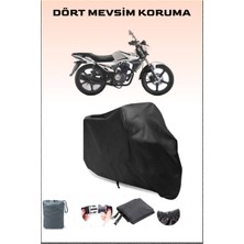 Rks Rk125-R Uyumlu Siyah Motorsiklet Branda, Motor Örtüsü