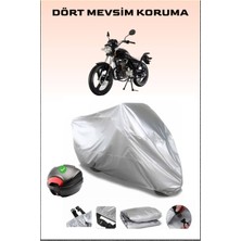 Breen Mondial 150 Mr Vulture Arka Çanta Uyumlu Motosiklet Branda Su Geçirmez Dayanıklı Kumaş