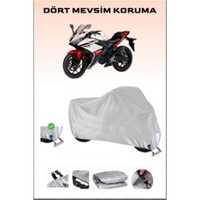 Breen Yamaha Yzf R25 Için Kilit Uyumlu Motosiklet Branda, Güvenli, Su Geçirmez Dayanıklı Kumaş