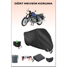 Breen Bmw R 60-6 Için Kilit Uyumlu Siyah Motosiklet Branda, Güvenli, Su Geçirmez