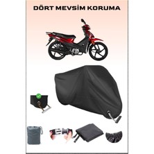 Breen Kuba Rainbow Için Kilit Uyumlu Siyah Motosiklet Branda, Güvenli, Su Geçirmez