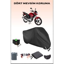 Breen Arora Ar 125-48 Yebere Için Kilit Uyumlu Siyah Motosiklet Branda, Güvenli, Su Geçirmez