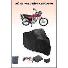 Çelik Motor Victory 125 Uyumlu Siyah Motorsiklet Branda, Motor Örtüsü