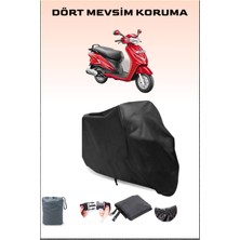 Hero Duet 110I Uyumlu Siyah Motorsiklet Branda, Motor Örtüsü