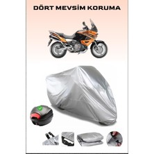 Honda Xl 1000V Varadero Arka Çanta Uyumlu Motosiklet Branda Su Geçirmez Dayanıklı Kumaş