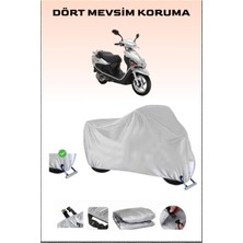 Rks Rs 100 Için Kilit Uyumlu Motosiklet Branda, Güvenli, Su Geçirmez Dayanıklı Kumaş