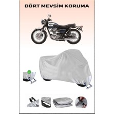 Breen Kawasaki W 800 Için Kilit Uyumlu Motosiklet Branda, Güvenli, Su Geçirmez Dayanıklı Kumaş
