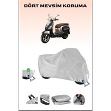 Sym Fiddle Iıı 125 Için Kilit Uyumlu Motosiklet Branda, Güvenli, Su Geçirmez Dayanıklı Kumaş