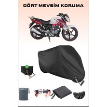 Breen Arora Ar 185-16 Fırtına Için Kilit Uyumlu Siyah Motosiklet Branda, Güvenli, Su Geçirmez