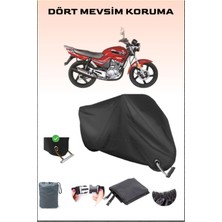 Breen Kuba Xr 125 Için Kilit Uyumlu Siyah Motosiklet Branda, Güvenli, Su Geçirmez