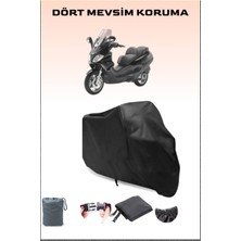 Piaggio X9 200 Uyumlu Siyah Motorsiklet Branda, Motor Örtüsü