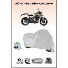Cfmoto 650Nk Için Kilit Uyumlu Motosiklet Branda, Güvenli, Su Geçirmez Dayanıklı Kumaş