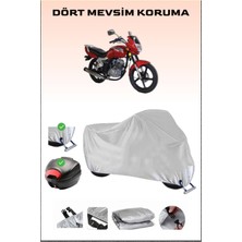 Kuba Kh125-12D Için Arka Çanta Ve Kilit Uyumlu Gri Motosiklet Branda, Güvenli