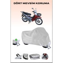 Asya As 110-8 Için Kilit Uyumlu Motosiklet Branda, Güvenli, Su Geçirmez Dayanıklı Kumaş